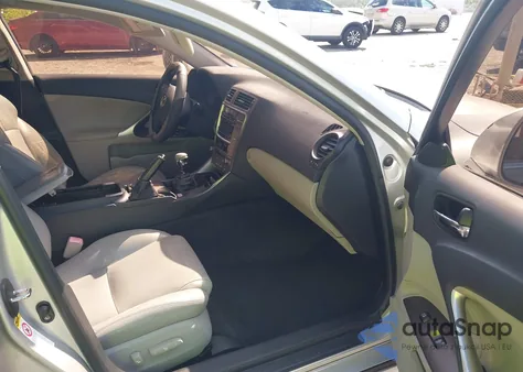 2008 Lexus Is 250 from USA, damaged, VIN JTHBK262382061509